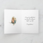 Carte Bienheureuse Vierge Marie Jésus Début de la gradua (Intérieur)