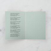 Carte Bienheureuse Vierge Marie Petite Fille Poème (Intérieur)