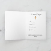 Carte Bienheureuse Vierge Marie Prières spirituelles de  (Intérieur)