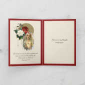 Carte Bienheureuse Vierge Marie Rosaire Roses Obtenez Bo (Intérieur)