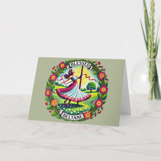 Carte Bienheureux Beltane (Devant)