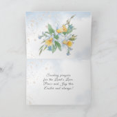 Carte Bienheureux de Pâques Jean 11:25 Bible Verse (Intérieur)