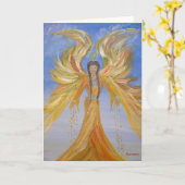 Carte Bienheureux Seraphim Angel (Fleur jaune)