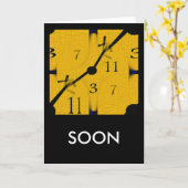 CARTE BIENTÔT (Fleur jaune)