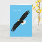 Carte Bientôt Eagle Image for Greeting card (Fleur jaune)