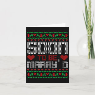 Carte Bientôt Être Joyeux Marié Marié Marié Mariée Et Gr