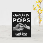Carte Bientôt Être Pops Est 2025 Fête des pères Première (Fleur jaune)