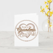 Carte Bientôt Grand-Mère Encore 2026 Chargement Grossess (Fleur jaune)