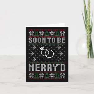 Carte Bientôt Marié Joyeux Marié de Noël Groom C