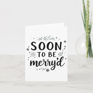 Carte Bientôt Merryd Noël Engagé Couple Matchin