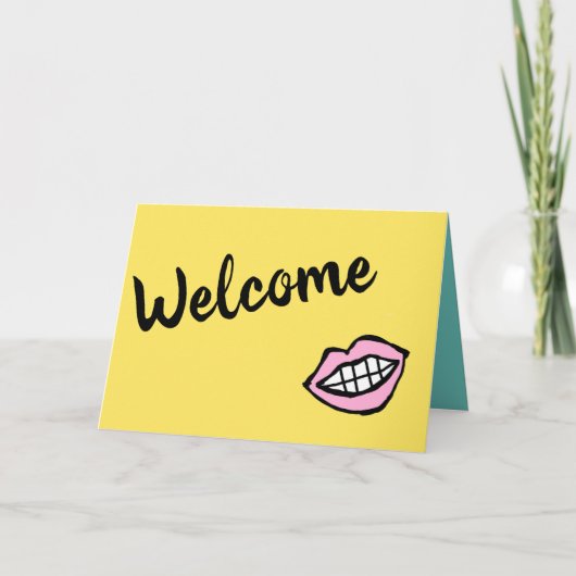 Carte Bienvenue (Devant)