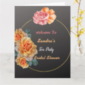 Carte bienvenue (Fleur jaune)