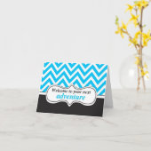 Carte Bienvenue à Adventure, Nouvelle maison Félicitatio (Fleur jaune)