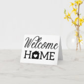 Carte Bienvenue à la maison ! Immobilier | Construction (Fleur jaune)