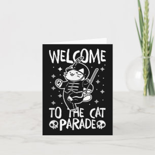 Carte Bienvenue À La Parade Des Chats