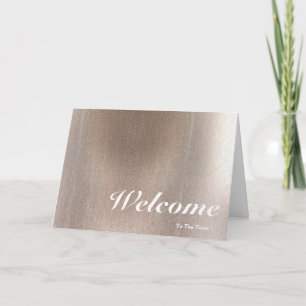 Carte Bienvenue À L'Arrière - plan Team Pink