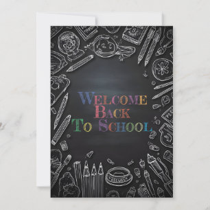 Carte Bienvenue à l'école – Nouvelle année scolaire