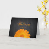 Carte Bienvenue À L'Équipe Daisy Flower (Fleur jaune)