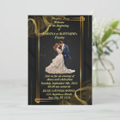 Carte Bienvenue au début de notre Forever (Debout devant)