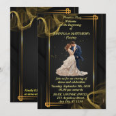 Carte Bienvenue au début de notre Forever (Devant / Derrière)