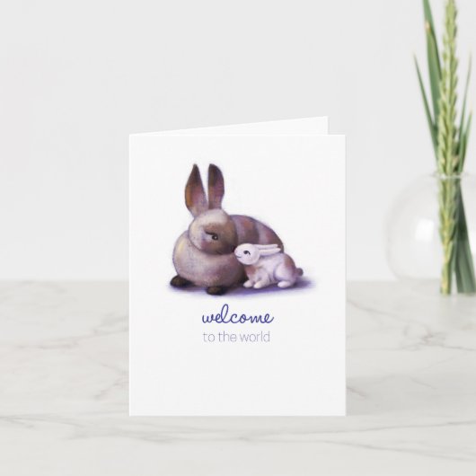 Carte Bienvenue au monde (Devant)