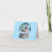 Carte Bienvenue bébé sirène personnalisé (Devant)