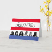 Carte Bienvenue Dames rêve Grande Citoyenneté (Fleur jaune)