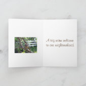 Carte Bienvenue dans la maison Voisinage-Oiseaux (Intérieur)