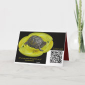 Carte Bienvenue dans la Violette blanche du quartier (Dos)