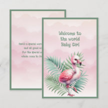 Bienvenue dans le monde Bébé Fille