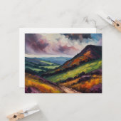 Carte Bienvenue dans le Peak District (Devant/Arrière en situation)