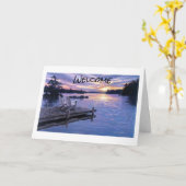 CARTE ***BIENVENUE DANS LE QUARTIER*** (Fleur jaune)