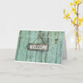 CARTE ***BIENVENUE DANS LE QUARTIER*** (Fleur jaune)