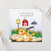 Carte Bienvenue Dans Le Quartier Nouvelle Maison (Devant/Arrière en situation)