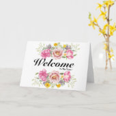 Carte Bienvenue Dans L'Équipe (Fleur jaune)