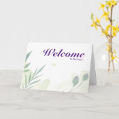 Carte Bienvenue Dans L'Équipe (Fleur jaune)