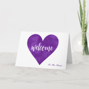 Carte Bienvenue Dans L'Équipe