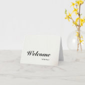 Carte Bienvenue Dans L'Équipe (Fleur jaune)