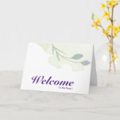 Carte Bienvenue Dans L'Équipe (Fleur jaune)