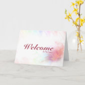Carte Bienvenue Dans L'Équipe (Fleur jaune)