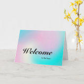 Carte Bienvenue Dans L'Équipe (Fleur jaune)