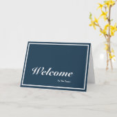 Carte Bienvenue Dans L'Équipe (Fleur jaune)