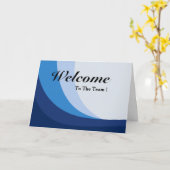 Carte Bienvenue Dans L'Équipe (Fleur jaune)