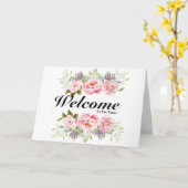 Carte Bienvenue Dans L'Équipe (Fleur jaune)