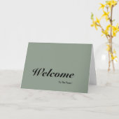 Carte Bienvenue Dans L'Équipe (Fleur jaune)