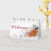 Carte Bienvenue Dans L'Équipe (Fleur jaune)