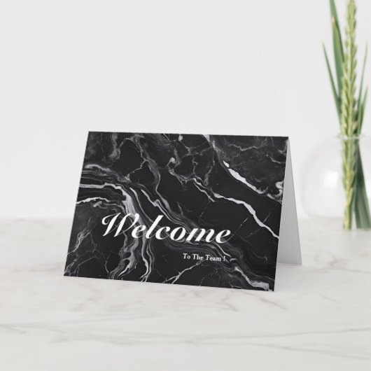 Carte Bienvenue Dans L'Équipe (Devant)