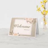 Carte Bienvenue Dans L'Équipe (Fleur jaune)