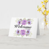 Carte Bienvenue Dans L'Équipe (Fleur jaune)