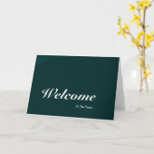 Carte Bienvenue Dans L'Équipe (Fleur jaune)